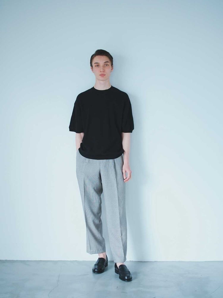 Thumbnail: K5704 PILE TRIM S/S KNIT