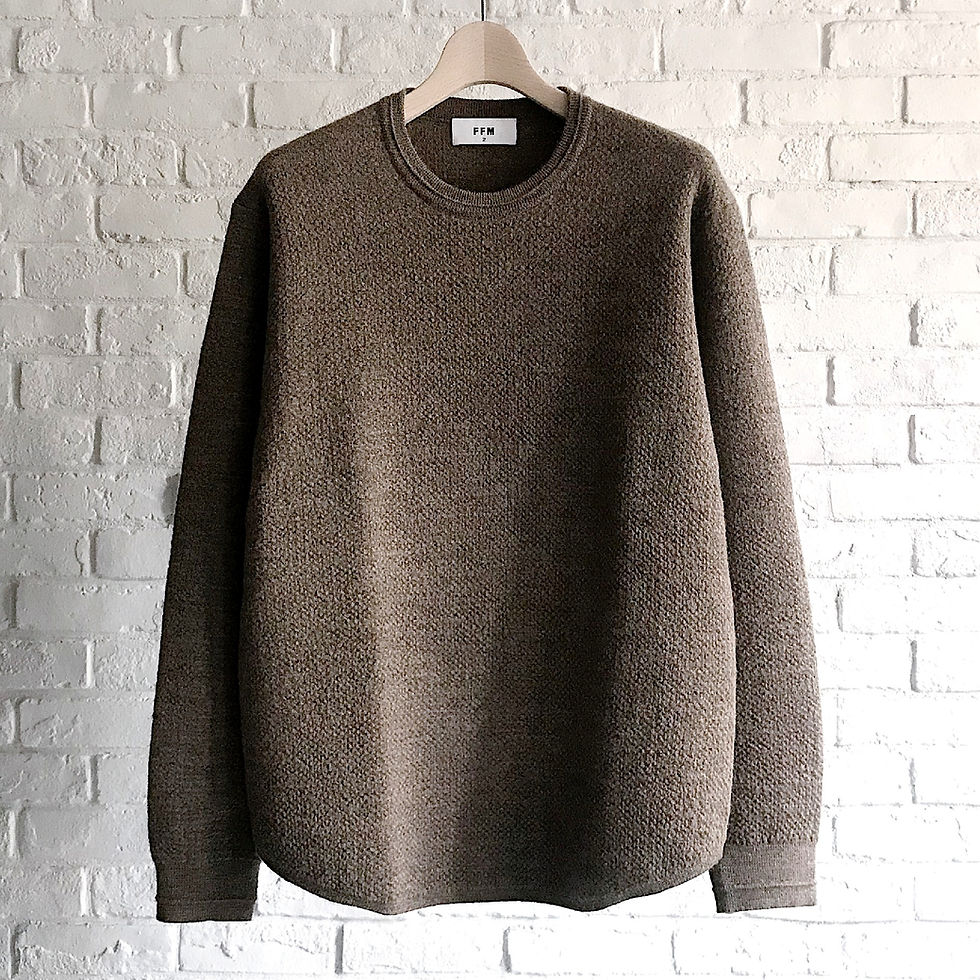 サムネイル： K215 ROUND WAFFLE CREW