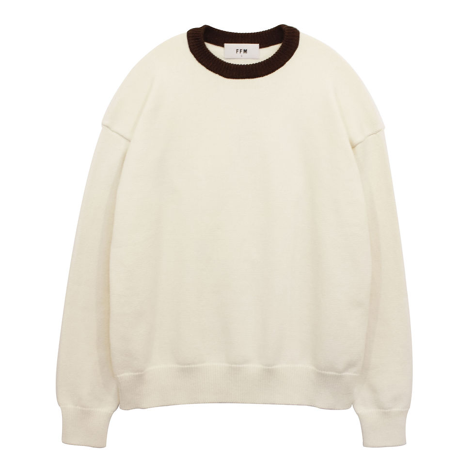 KC701 <FFM×CAEDE> HARD KNITTING BASIC CREW