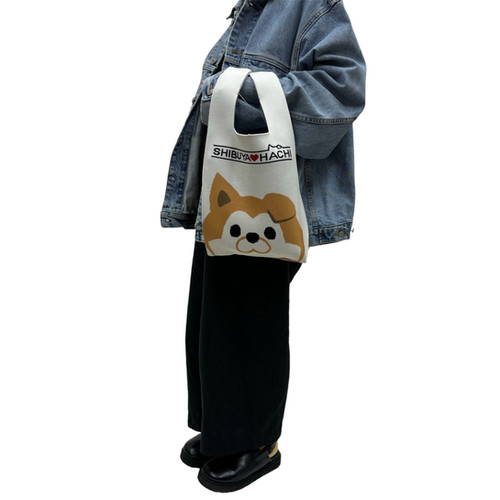 LH-001 LOVE HACHI KNIT BAG（HACHI） | BUSワン！ HACHIグッズ販売