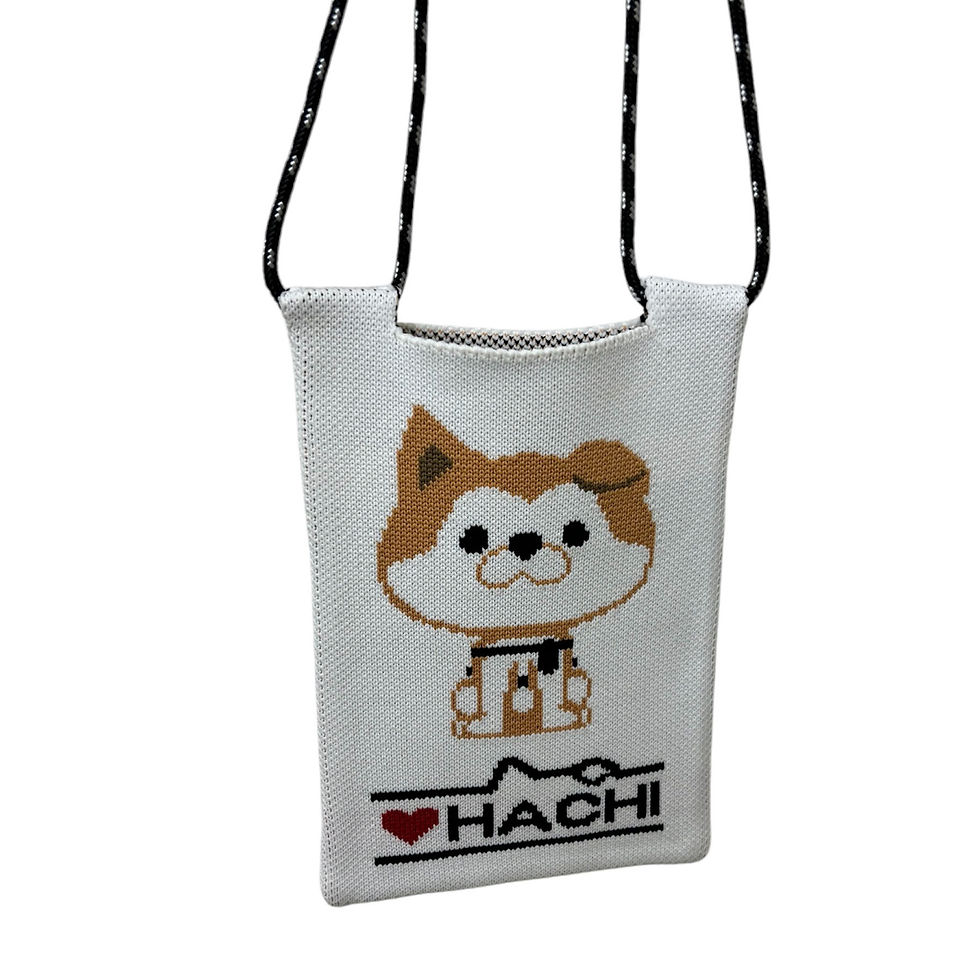 Thumbnail: LH-003　LOVE HACHI KNIT MOBILE PHONE CASE (HACHI)