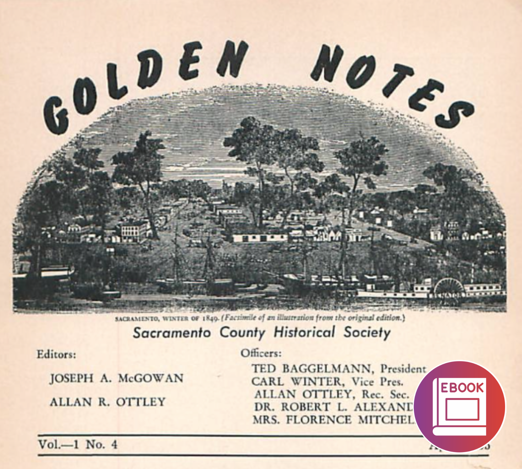 Golden Note Vol.1 No.4 Letter From California - Sept 1848 (Digital Download)