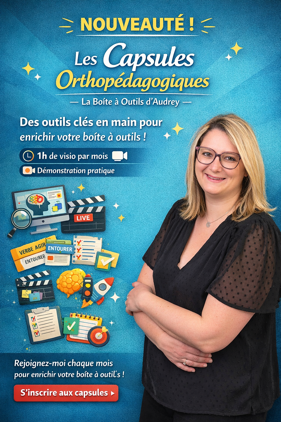 🎥 Je lance mes Capsules Orthopédagogiques : une nouvelle façon d’ouvrir ma boîte à outils !