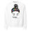 Thumbnail: Rainbow Babe Oversized Pullover White