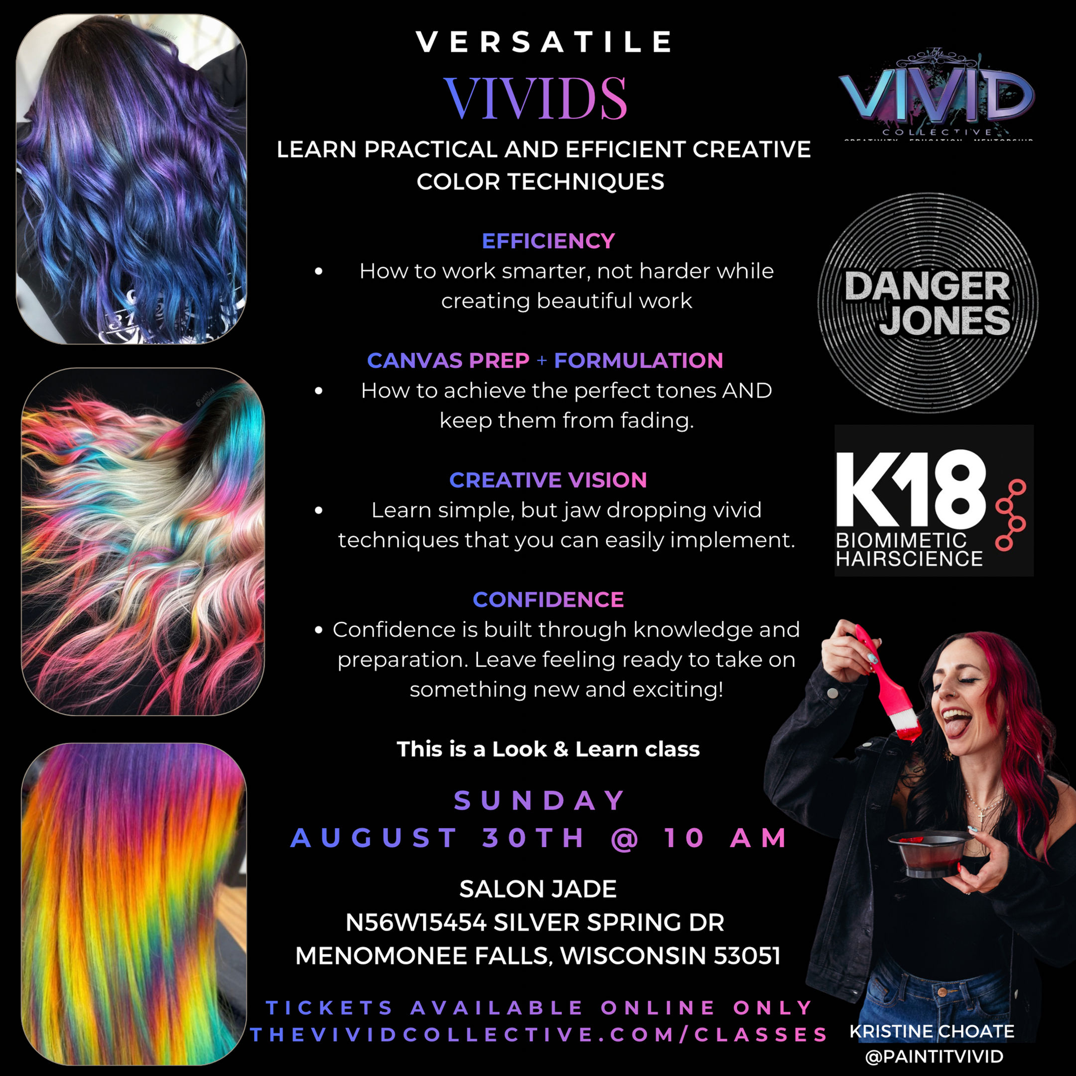 Versatile Vivids Wisconsin 8/30 @ 10 am