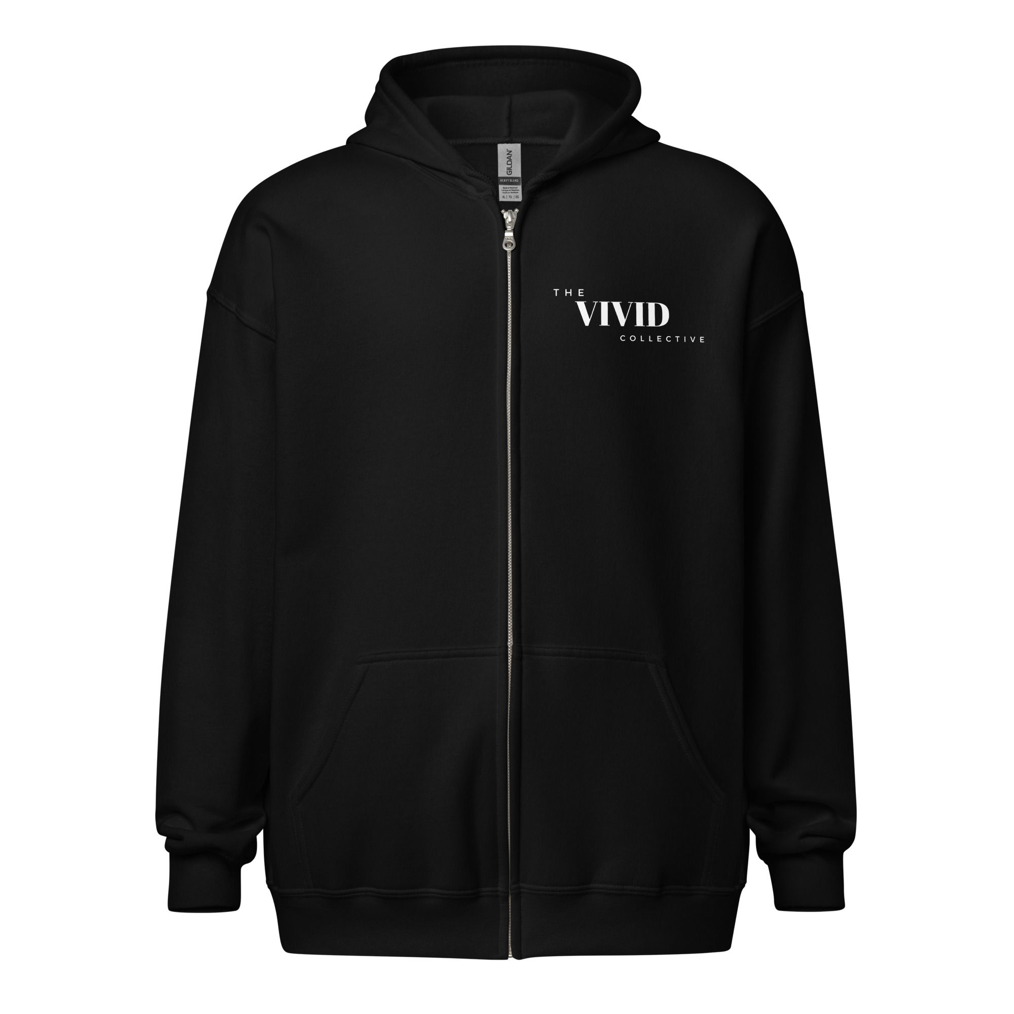 The VIVID Collective Black Zip Up
