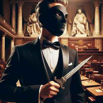 Benito vraždí Caesara