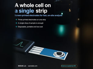 Screen-printed electrodes: a whole electrochemical cell on a disposable strip