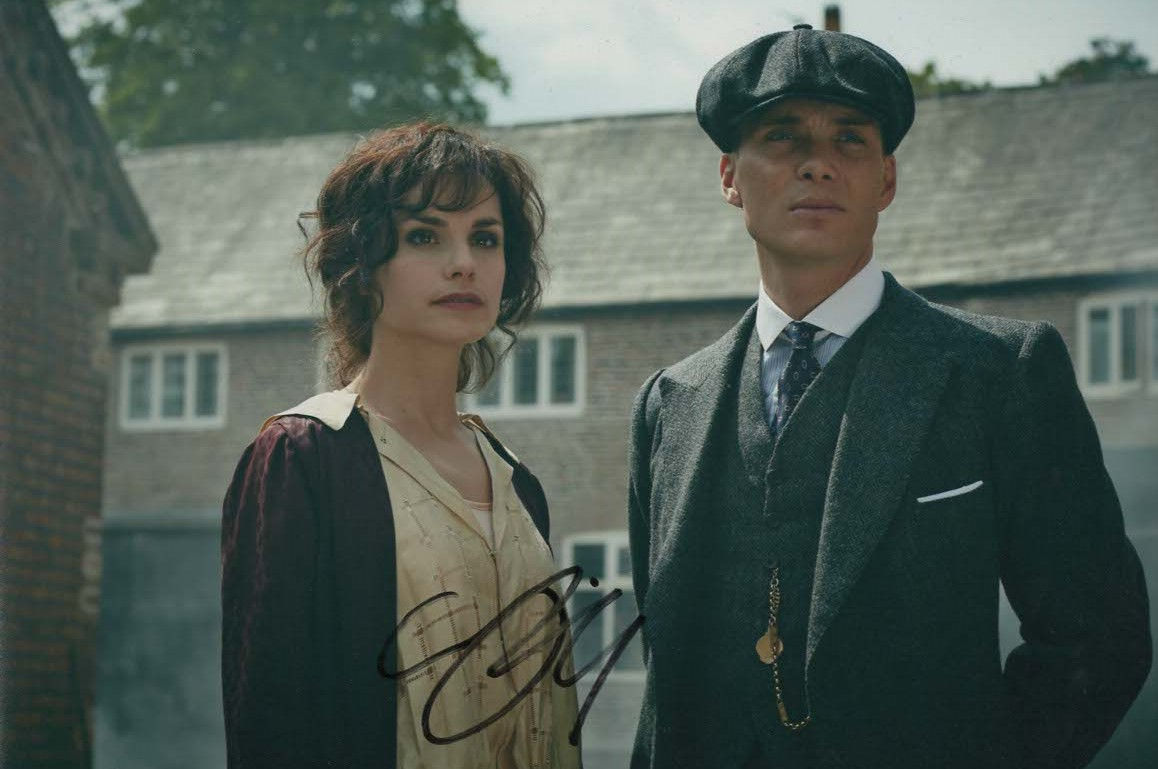 Hand signed Charlotte Riley 'Peaky Blinders' 12x8 inch photo