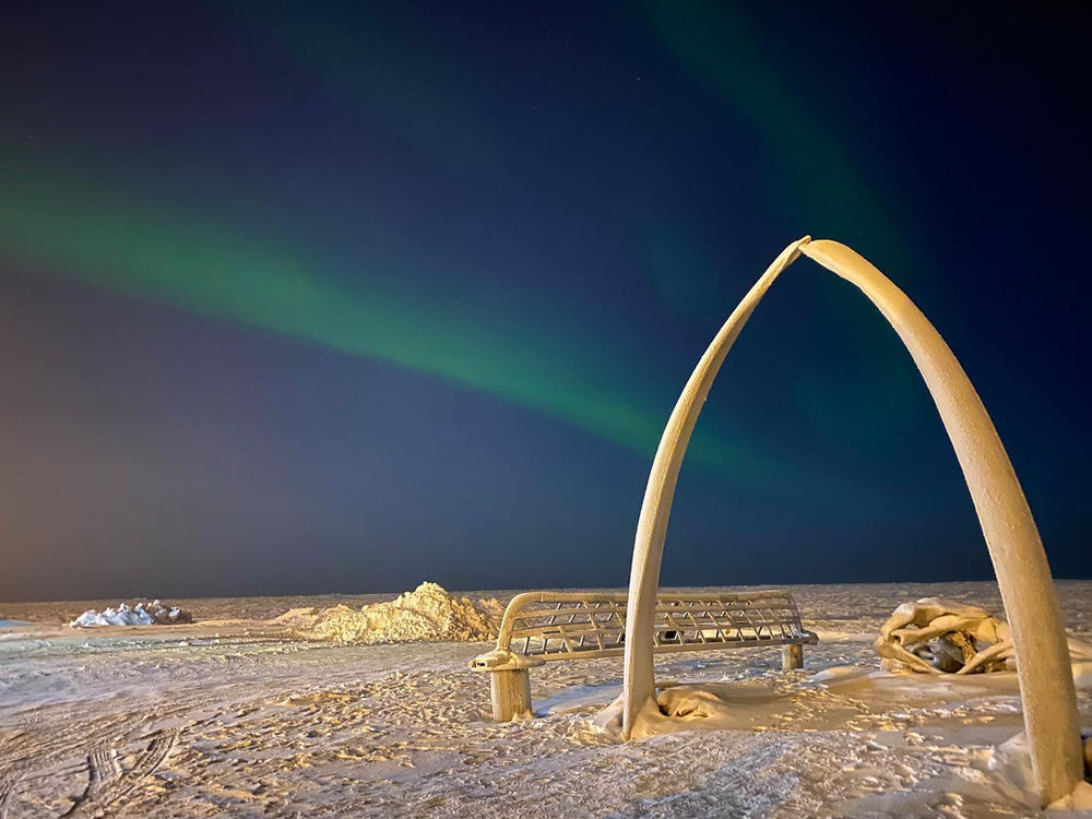 Utqiagvik Alaska, the northern most city in the USA with Sitka Brass