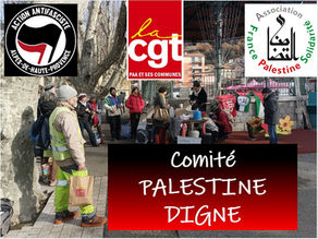 Soutien au peuple Palestinien – retour sur l’action du 6/12