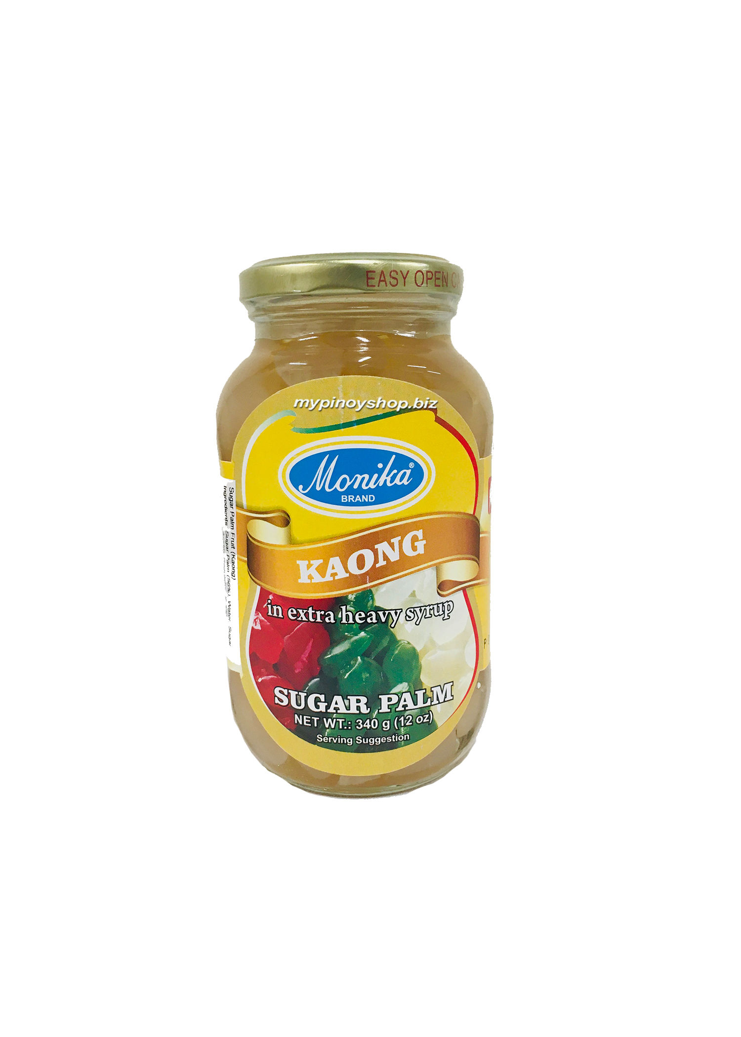 Monika Sugar Palm (Kaong) White in Extra Heavy Syrup 340g