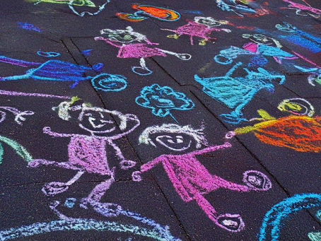 Remember Chalk the Block starts Saturday 10AM