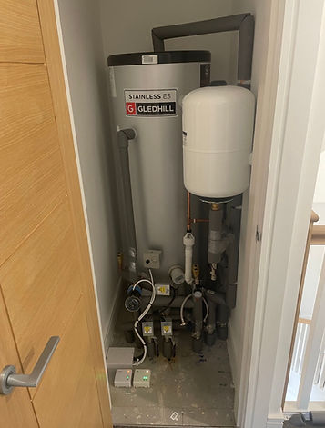 central heating installation