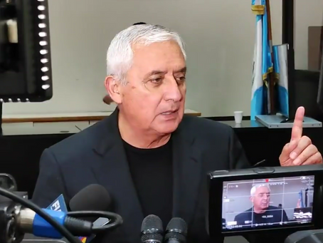 Otto Pérez Molina admite cargos en el caso "Cooptación del Estado"