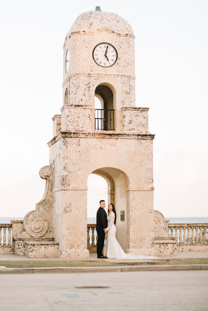 Lora and Anton eloped in Palm Beach FL