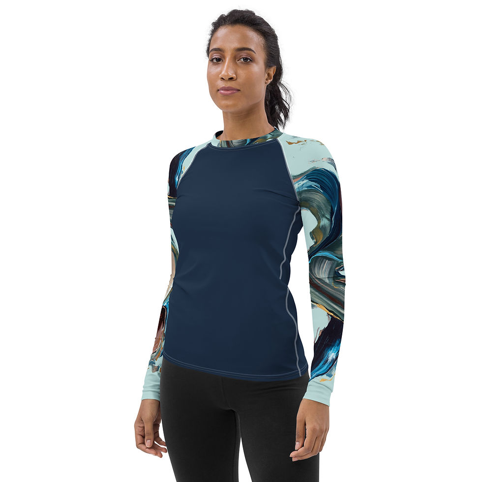 Thumbnail: Women's Rash Guard - Flux