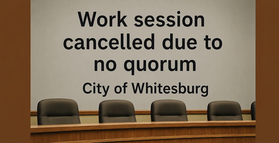 See you Monday, July 6th at 6:30 pm. 
