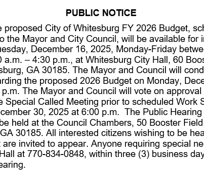Public Hearing 