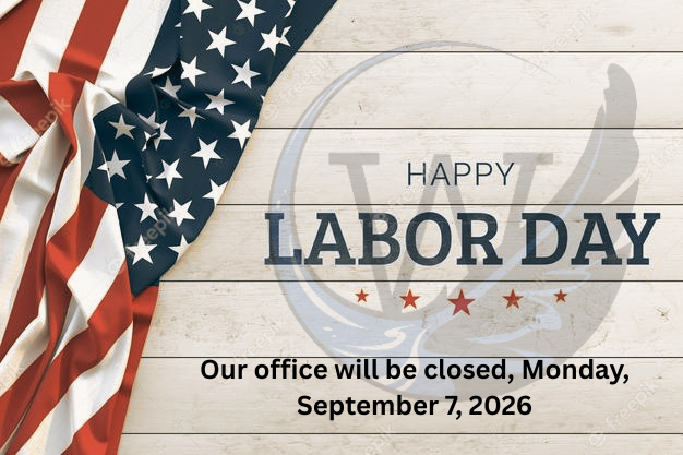 Office closed September 7, 2026
