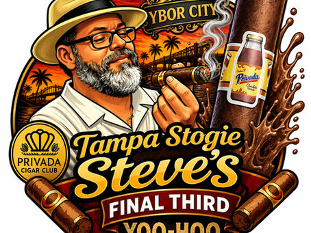 Tampa Stogie Steve’s Final Third Blog
Privada Cigar Club “Yoo-Hoo” (6x54 Box-Pressed, Aged 6 Years)