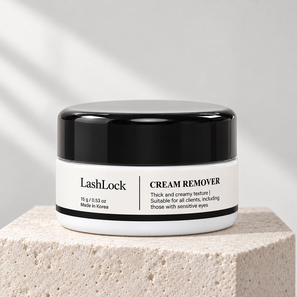 LashLock professional cream remover for lash extensions