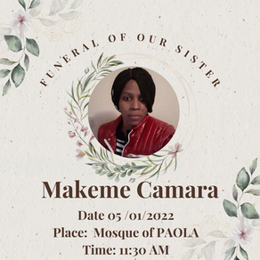 Funeral date announced for Makeme Camara