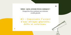 Série - #3 Construire l’avenir d’une Afrique plurielle, défis et solutions. 