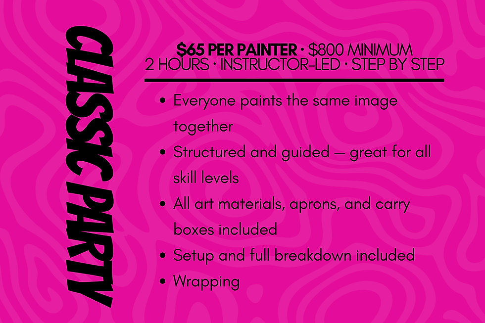canvas studio boston classic paint party pricing