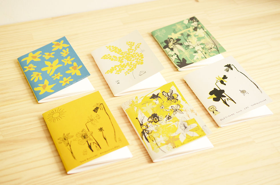 Miniature : Carnet_A6_Tapis de Jonquilles