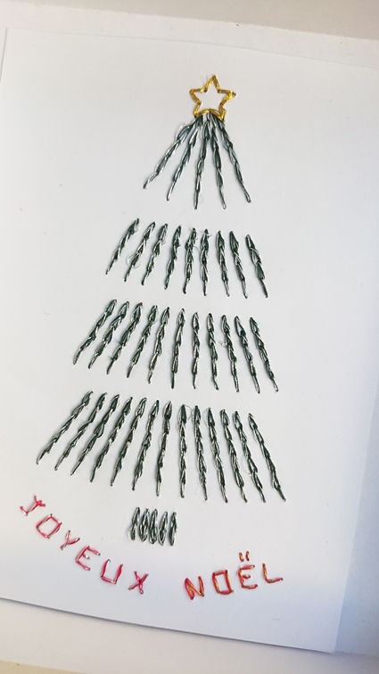 Miniature : Kit DIY_Carte A Broder_Sapin de Noël