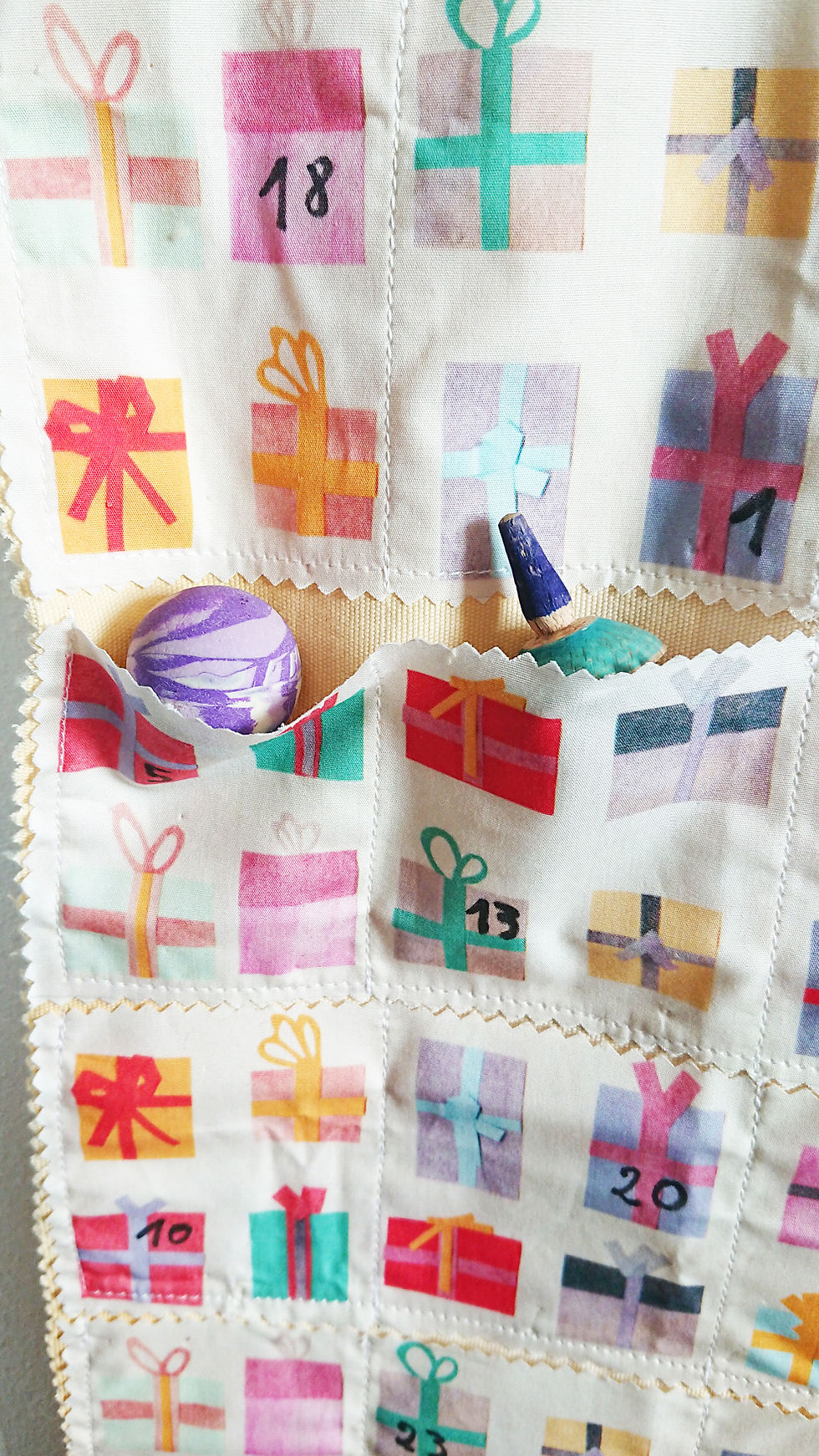 Miniature : Calendrier de l'avent perpétuel en tissu