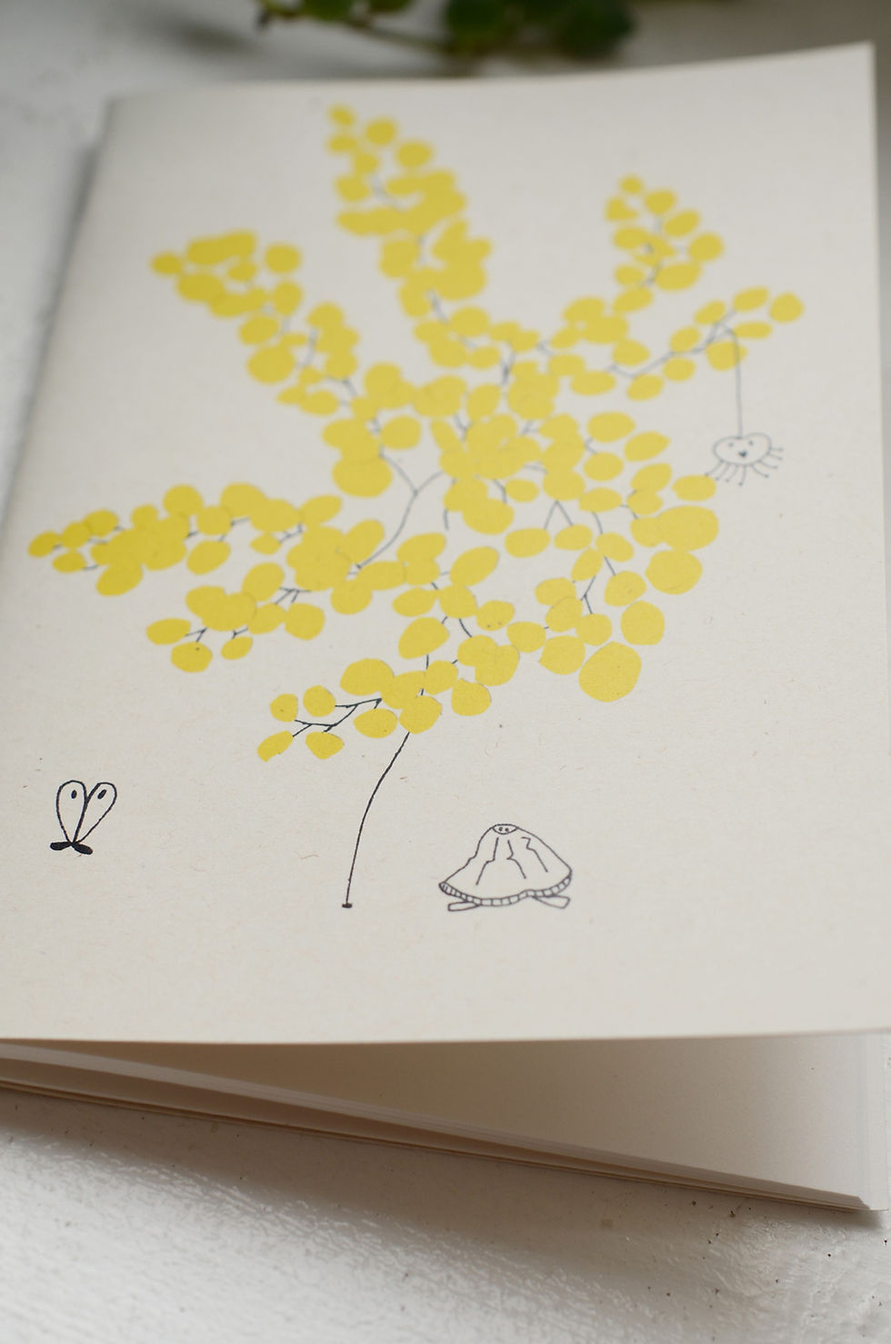 Miniature : Carnet_A6_Mimosa & 3 Créatures Imaginaires