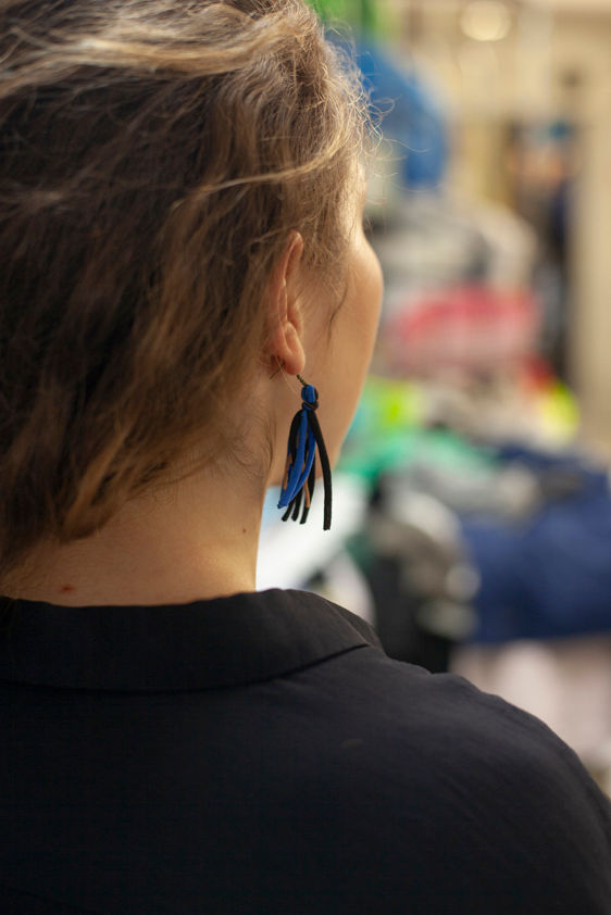 Miniature : Boucles d'Oreilles Linea Bicolores