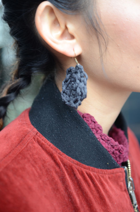 Miniature : Boucles d'Oreilles Asymétrique