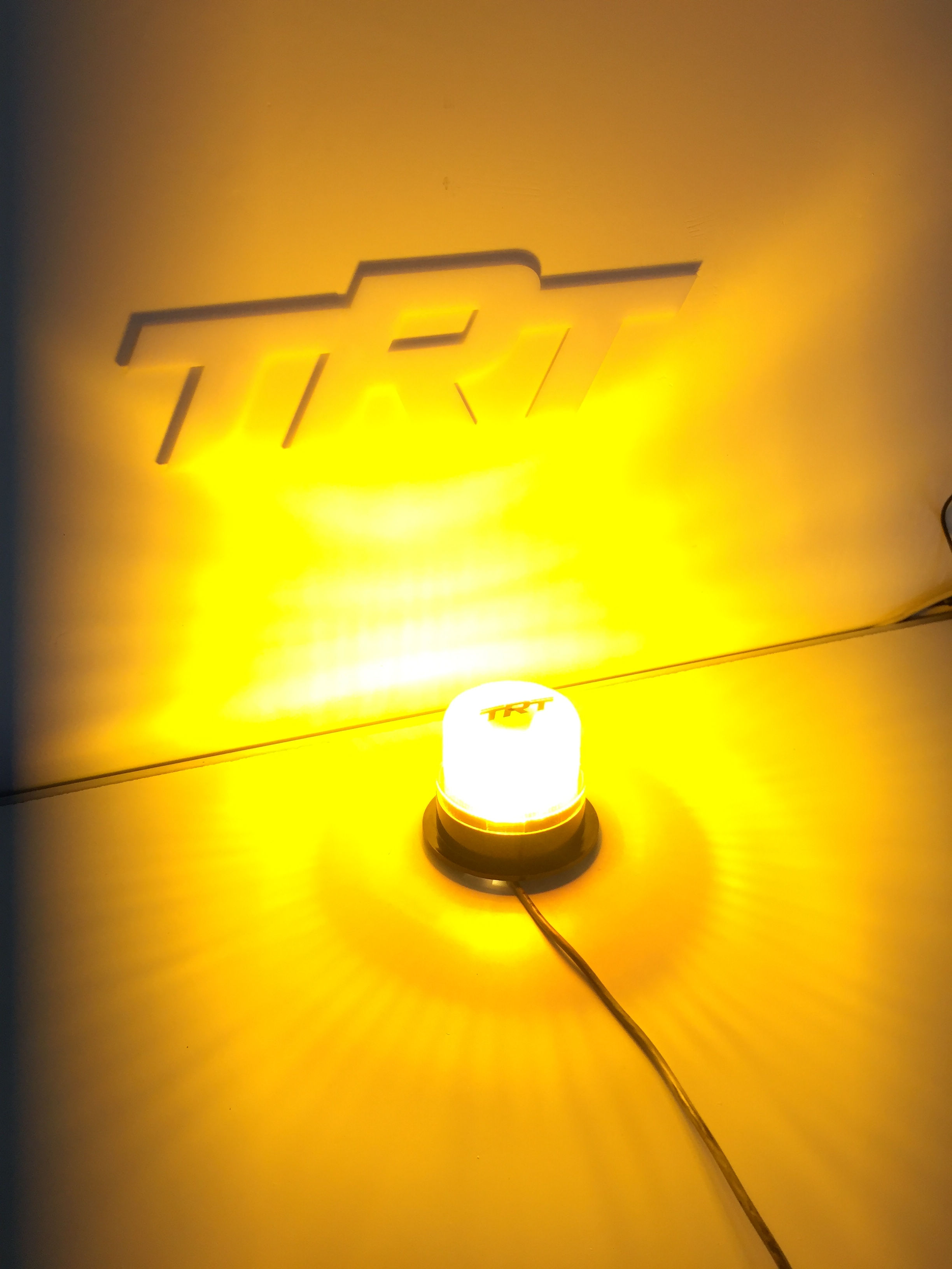 Baliza Led Ámbar de Potencia 12V 80W 365° Perimetral.
