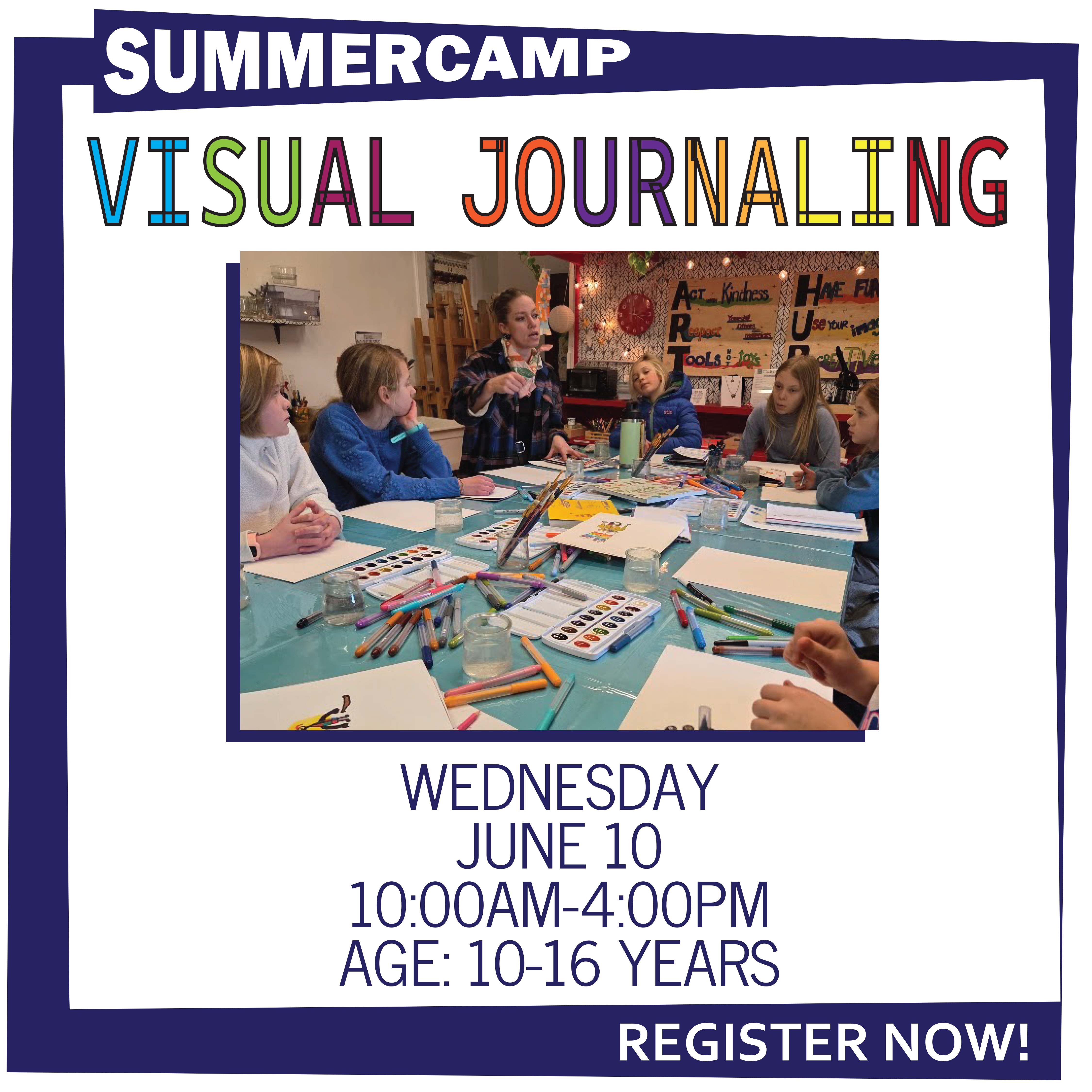 SUMMER CAMP: VISUAL JOURNALING