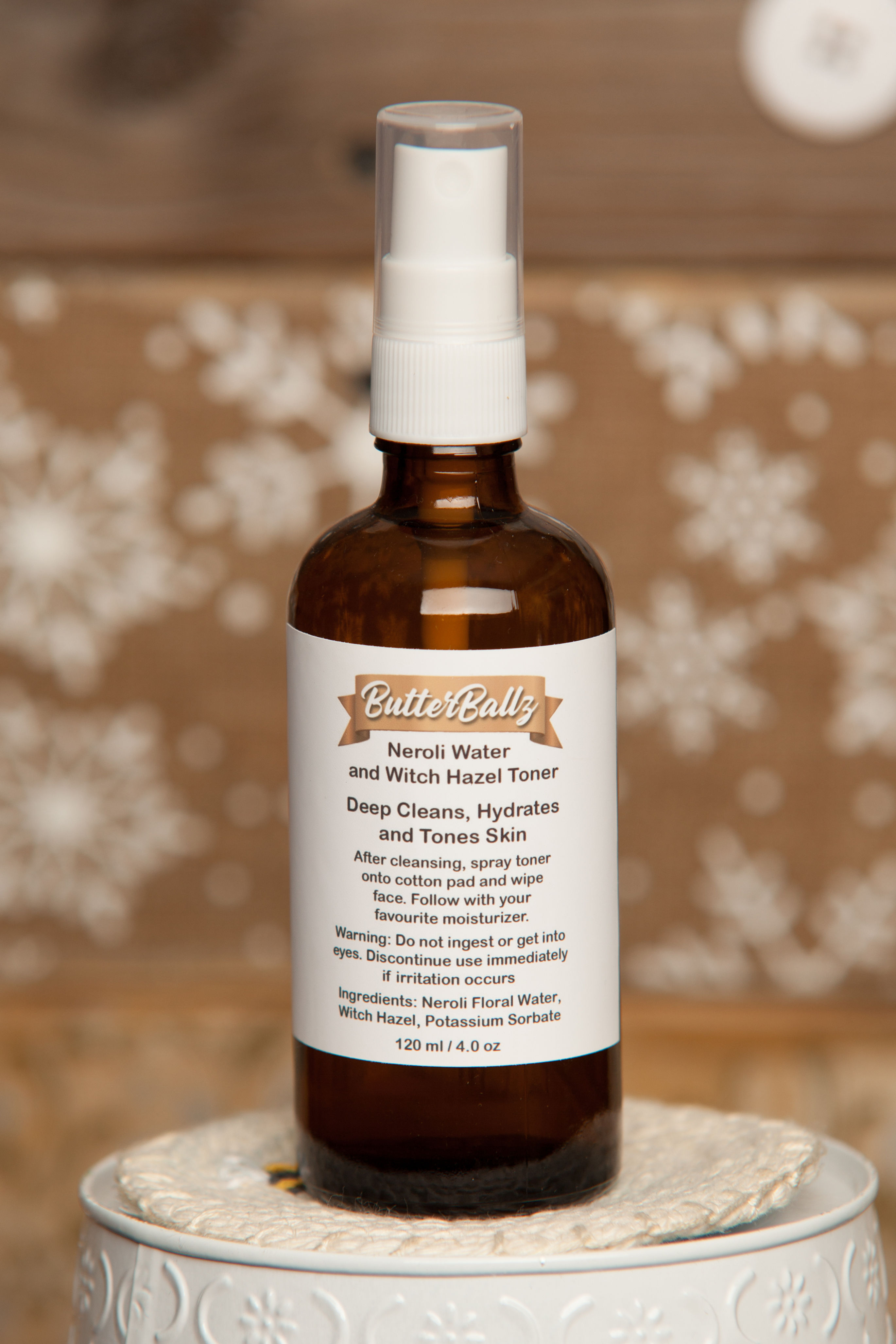 Neroli Water/Witch Hazel Face Toner