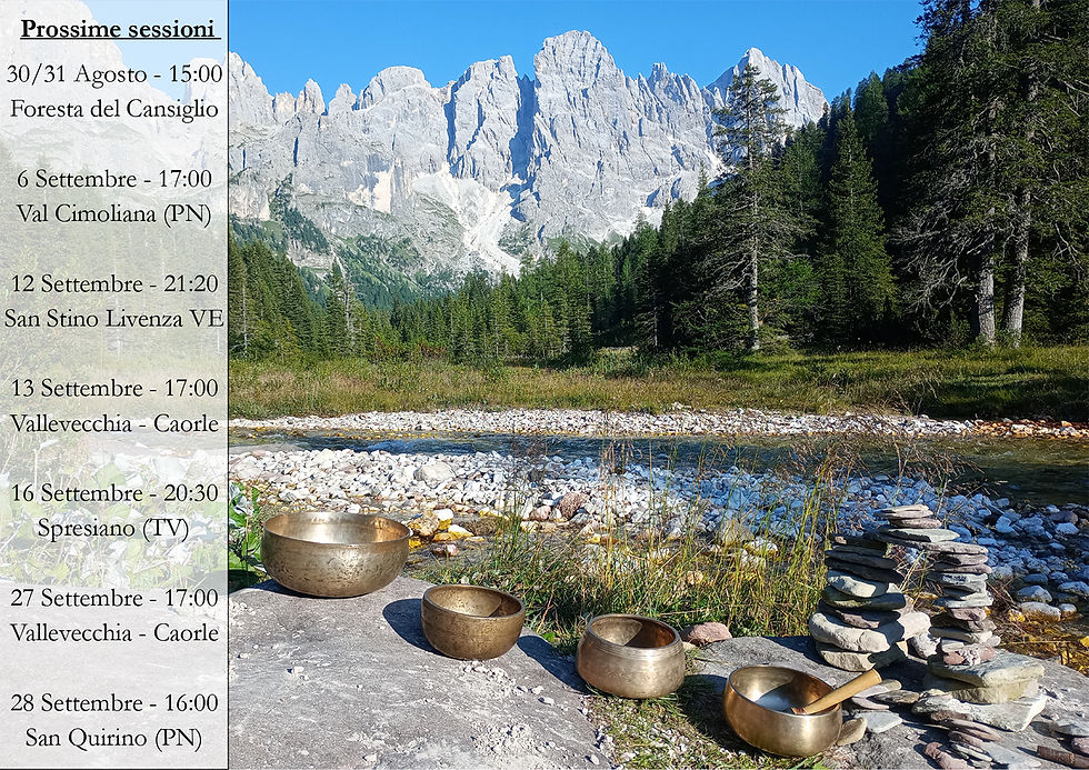 Calendario eventi settembre 2025