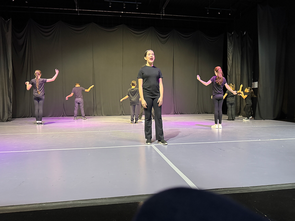 Youth ages 7 to 14 performing 'Everything I Need To Know I Learned in Kindergarten' in Spring 2025 at MDSA Foundation.