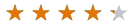 Illustration of star rating for book