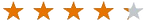 Illustration of star rating for book