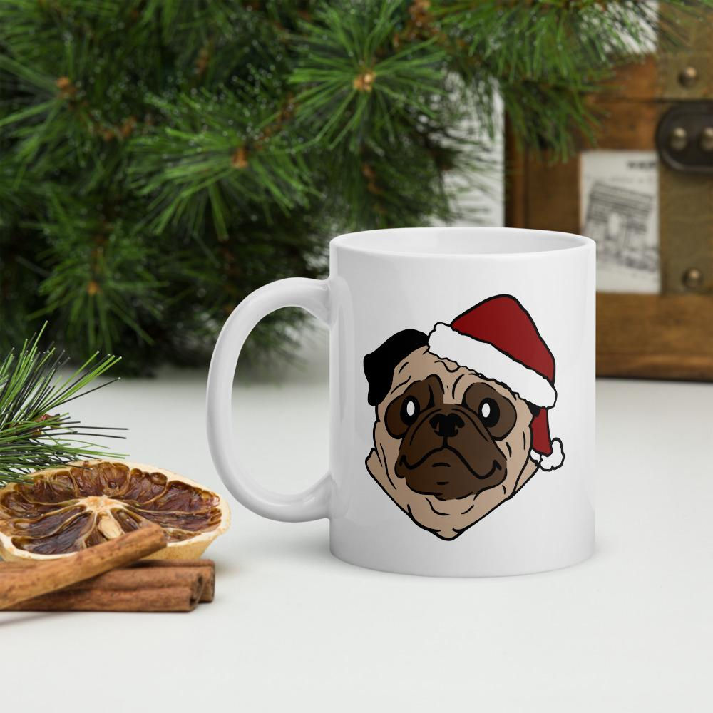 Vinny the Pug Christmas Mug #4