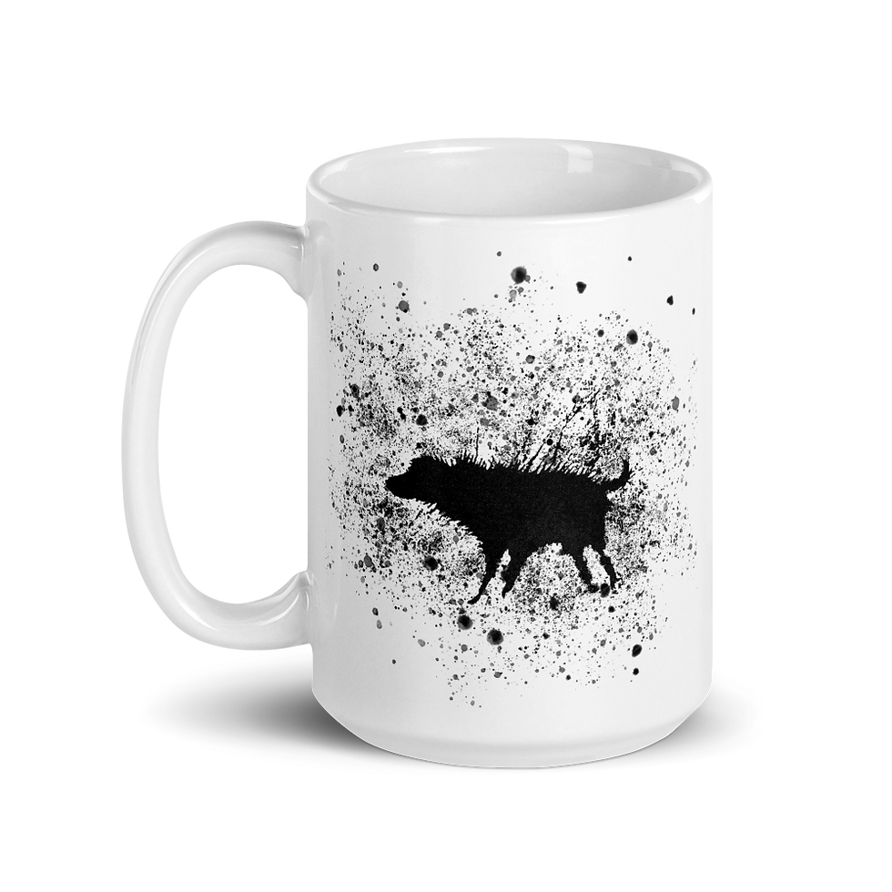 Thumbnail: Banksy Wet Dog Splatter 2007 Street Art Mug