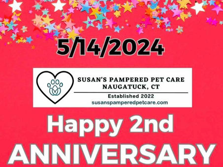 The Susan's Pampered Pet Care, LLC Logo: Where it Started, where it is Now
