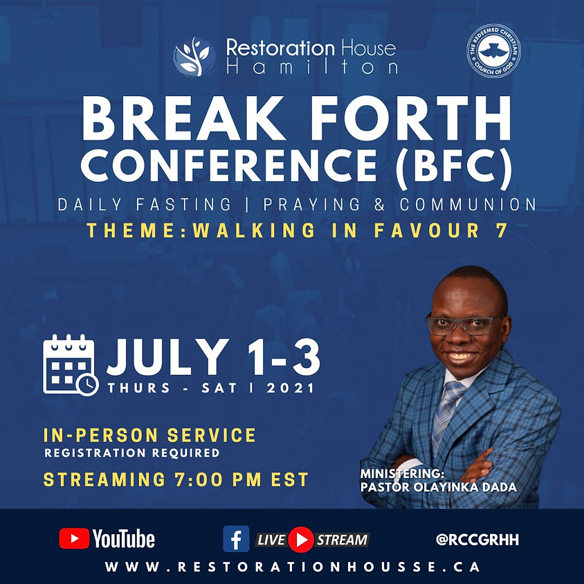 Break Forth Day 1- JULY