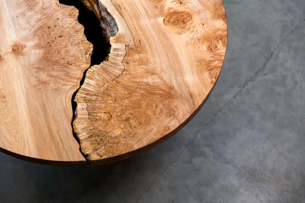 Thumbnail: Live Edge Coffee Table, Maple, Walnut, Home Decor, Furniture, Free Shipping