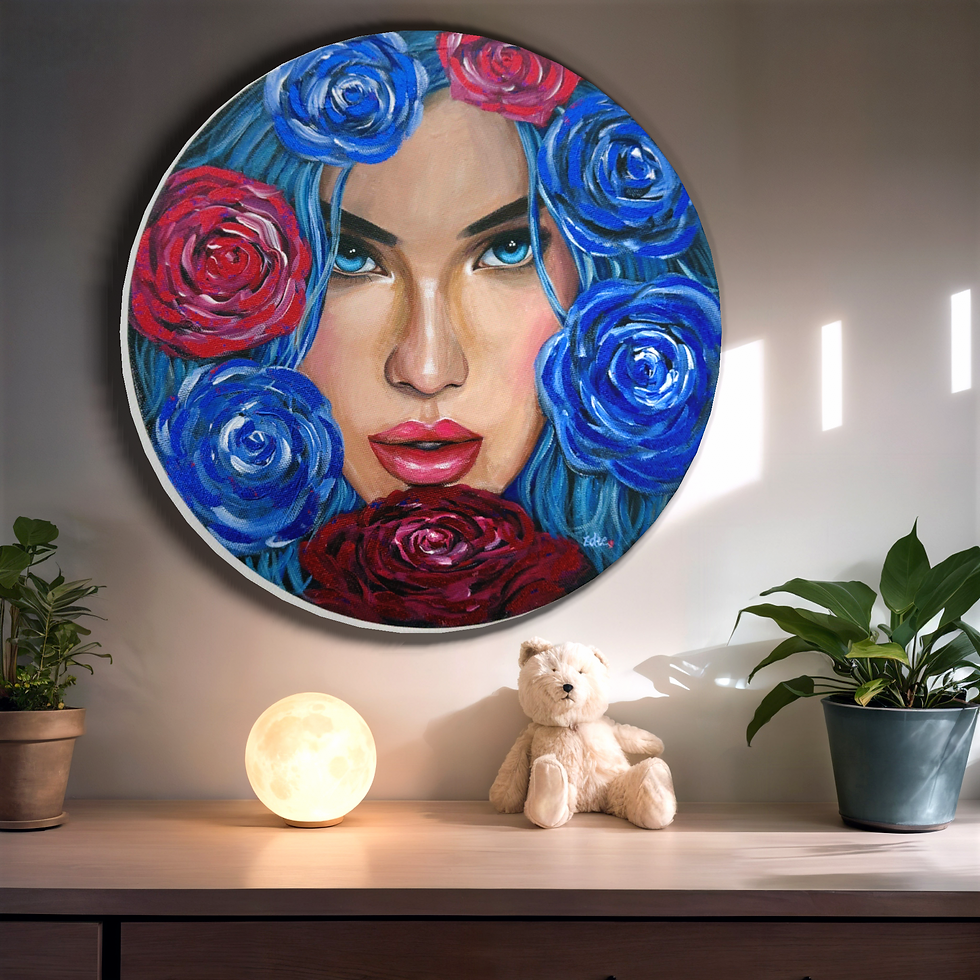 Thumbnail: Azure Reverie Among the Roses