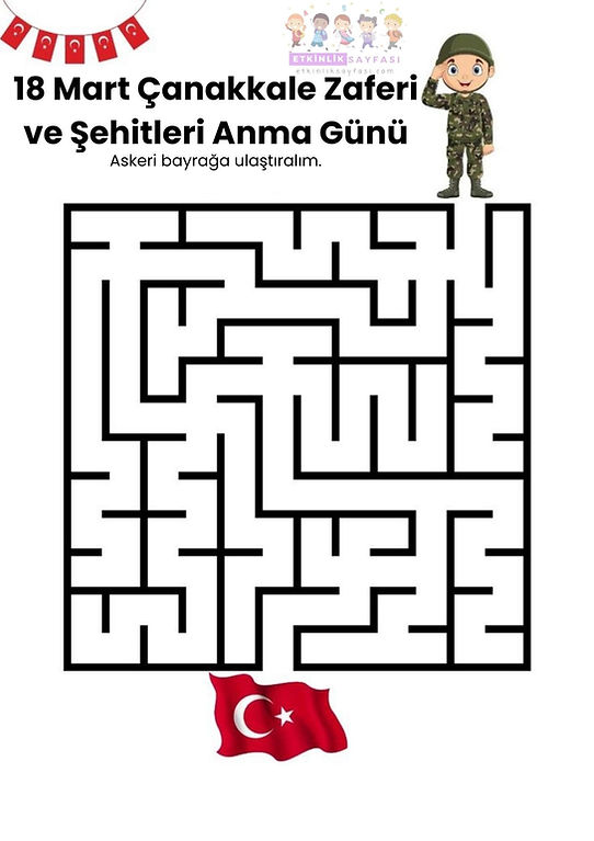 18 mart çanakkale zaferi, labirent