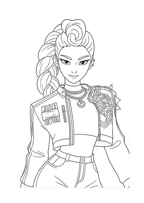 kpop, rumi, demon hunters, çizgi film, kız